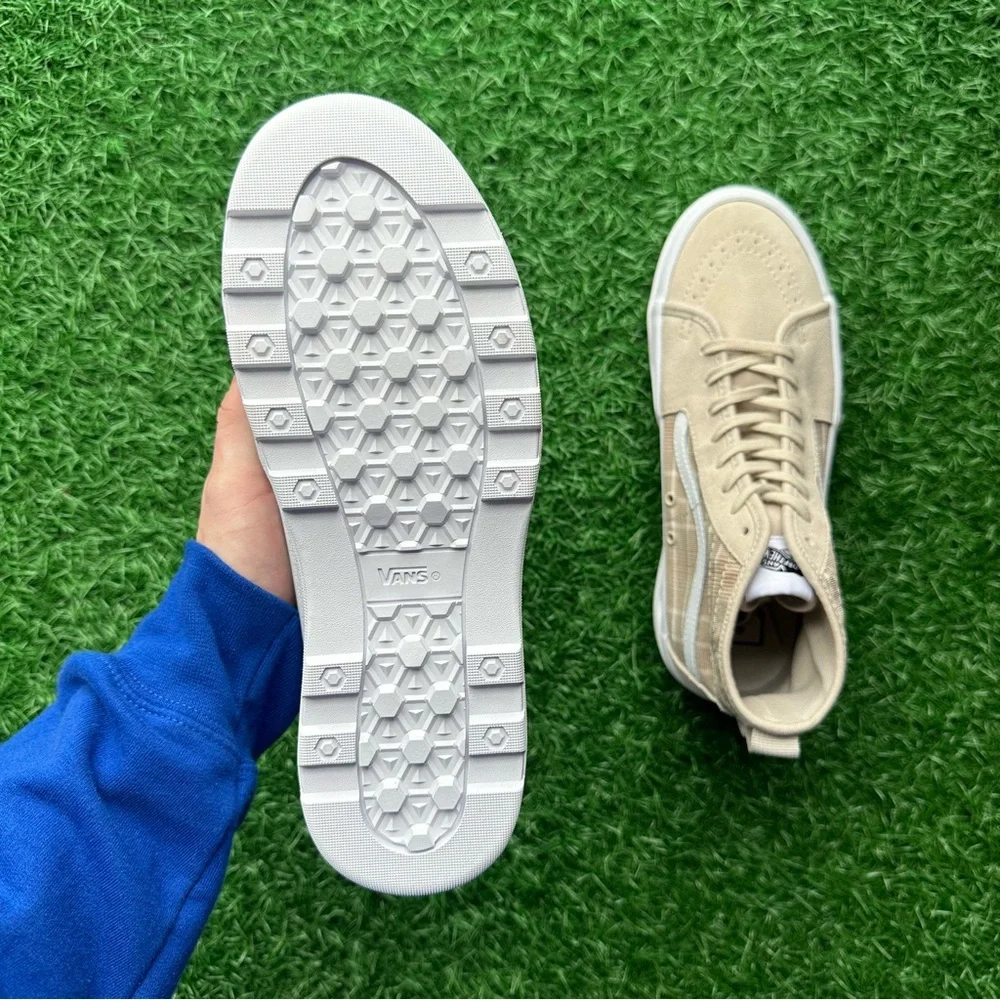 Vans Sentry Sk8 Hi Plaid French Oak - Picture 9 of 9